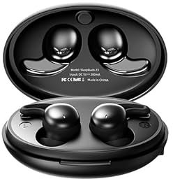 SleepPods Pro - Schlafkopfhörer mit ANC gegen Schnarchen, Ultraflache Noise Cancelling Kopfhörer für Seitenschläfer, Bluetooth 5.4, 24h Akku, Inkl. White Noise, Bequeme Sleep Earbuds (Black)