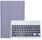 leleyo Funda con teclado para tablet Samsung Galaxy Tab A9, cubierta inteligente magnética con teclado Bluetooth inalámbrico extraíble para Samsung Galaxy Tab A9 de 8.7 pulgadas, color morado