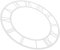 ULTECHNOVO Orologio digitale adesivo muro quadrante dell'orologio per il fai da te quadrante di orologio al quarzo orologio al quarzo quadranti fai da te orologio Acrilico Argento