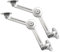 Pack of 2 Zines Alloy Soft Close Hinges for Toy Box Chest Storage Box Adjustable Tension Safe Gentle Lid Closures