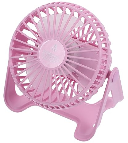 LABRIMP Ventilador de Escritorio Portátil USB Silencioso para Oficina y Hogar Ventilador Práctico y Rosa