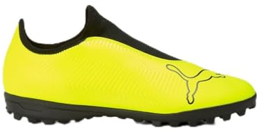 Puma Mens Finesse Astro Turf Football Boots Leather Upper Yellow/Black 7.5