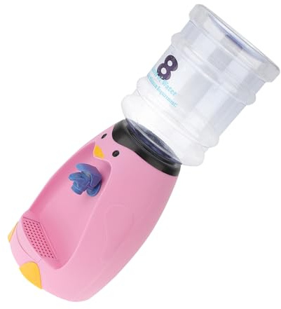 Healifty Mini Boys and Girls Water Dispenser 2000ml Cartoon Portable Small Water Dispenser Jug for Bedroom and Home Use Random Color