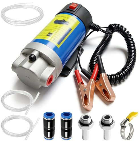 Pompe d'aspiration d'huile, 12 V, 100 W, pompe à huile électrique, auto-amorçante et silencieuse, pompe de vidange d'huile pour voiture, moto, bateau, camping-car