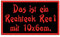 Aufnäher personalisiert mit deinem Wunschtext rechteckig (Rec1) 10x6cm (wahlweise zum Annähen, mit Klett oder zum Aufbügeln)