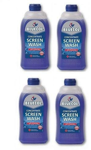 Bluecol BLS010 Concentrated Windcreeen Screenwash 1 Litre x 4
