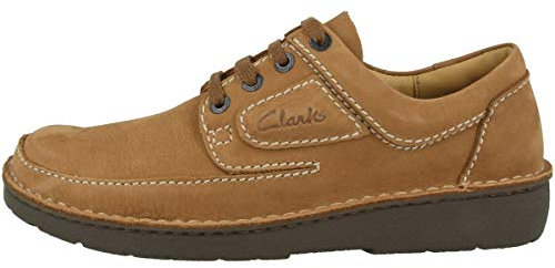 Clarks Nature II, Zapatillas Hombre, Birch Tumbled Nubuck, 41.5 EU