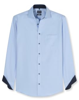OLYMP Herren Freizeithemd Regulär 040064 | Hemd, Manschette, Modern Fit, 100%Baumwolle