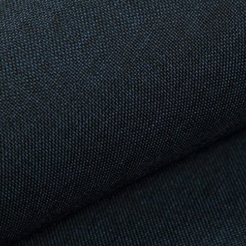 Heko Panels Stoff Meterware Torino Stoffe Zum Nähen Möbelstoff Polsterstoff Möbelstoffe Bezugsstoff Für Möbel Stühle Ecksofa Eckbank Sofa Blickdicht Schwarz Blau