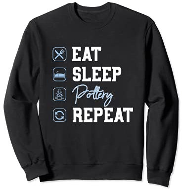 Poterie Répétition Potiers Four Céramique Artiste Poterie Am Sweatshirt