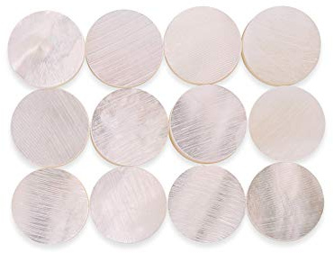Tyenaza Griffbrett Inlay - 6mm Griffbrett Marker Inlay Aufkleber Abalone Mark Point für Gitarre und Bass für Gitarre Ukulele Bass Mandoline Banjo Decor