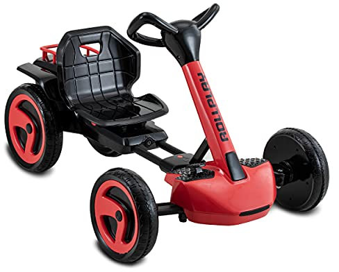 Rollplay Flex XL (Gokart für Kinder, Kinderfahrzeug zusammenklappbar, bis zu 8 km/h, ab 5 Jahre, 12 Volt Batterie) 35441
