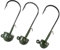 LMAB Tungsten Ned Rig Jigköpfe bleifrei, Jighead, Jigkopf für Gummifische & Gummiköder am Finesse Rig Ultra-Light, Set zum Barschangeln & Zanderangeln (Hakengröße 1, 4,7 Gramm)
