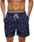 TMEOG Costume Uomo Mare Pantaloncini Casual, Costumi da Bagno Uomo Surf Lungo Costume da Spiaggia Piscina Pantaloncino Estivo con Tasche e Coulisse Regolabile(Granchio,XL)