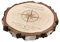 Maverton Fetta di Legno Personalizzata - Incisione Laser - diametro da 16 a 22 cm - spessore da 1,5 a 2,5 cm - Legno Grezzo - Betulla con Corteccia - per la Copia - Rosa dei venti