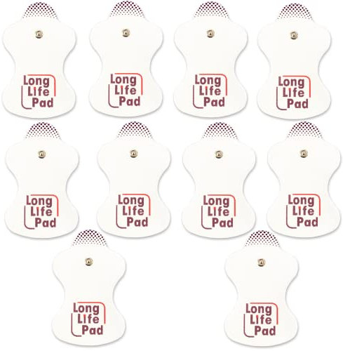 10 Pieces TENS Electrodes Pad Replacement Pad for TENS Unit TENS Electrode Pad Adhesive Gel Pads for Omron