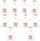 10 Pieces TENS Electrodes Pad Replacement Pad for TENS Unit TENS Electrode Pad Adhesive Gel Pads for Omron