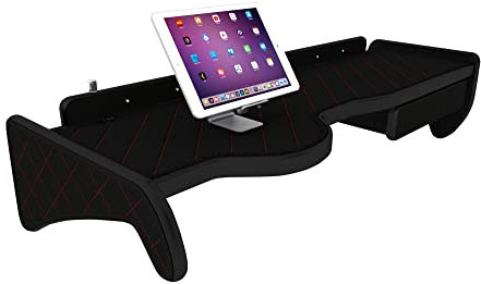 F-CORE Tablettes Tableau de Bord Camion compatibilité pour Man TGA 01.00-12.10 TGL 01.05-12.12 Double M L XL LX XLX avec tiroir Panneau LED 24V Noir/Rouge