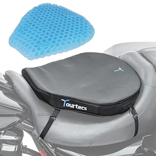 Tourtecs Motorrad Sitzkissen Gel TPE/Gelkissen L Sitzbank