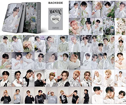 55 Stück Stray Kids Photocards MANIAC JAPAN ENCORE Stray Kids Album Karten Stray Kids Mini Merch Photo Cards Stray Kids Poster Lomo Cards Gift for Fans Girls