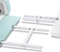 Verlängerungs tablett für Cricut Maker 3/Maker und Explore Air/2/3, Schneidematte 12x12 Halterung für Cricut Maker und Explore Air Serie, Tray Extender Kompatibel mit Cricut Matte Tablett halterung