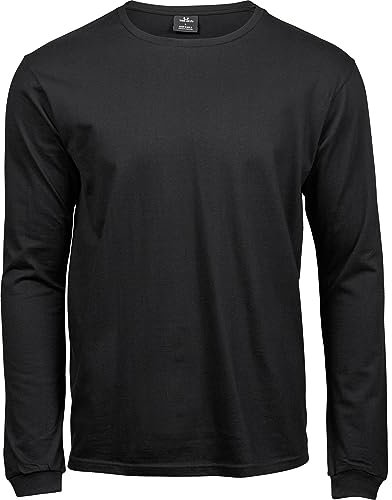 Tee Jays Long Sleeve Fashion Sof Tee Black 5XL (TJ8007)