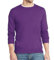 GLOMY * Magllione a Girocollo Uomo Maniche Lunghe Pullover in Vari Colori, Viola S
