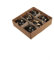 RiloStore 12 STK Ostereier schwarz Gold Farben Hühnereier ausgeblasen Osterdeko Punkte Streifen o945 Eier Ostern Dekoration Basteln EDEL Osterschmuck