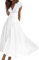 Robe Ete Femme Cocktail Vintage Robe Blanche Robe De Soirée Grande Taille Lin Robe Réveillon Robe Portefeuille Femme Robe Grande Taille Robe Femme Ete Longue Chemise Blanc L