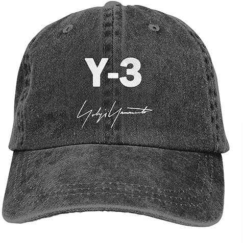FBBINKA Baseball Kappe Vintage Y3 Yohji Schwarze Baseballkappen für Männer und Frauen, Distressed Washed Sun Cap, Outdoor, ganzjährig, Reisen, unstrukturierter Hut Geschenk