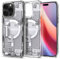 Spigen für iPhone 16 Pro Hülle [Anti-Yellowing] Ultra Hybrid MagFit Case Handyhülle Transparent Dünn Slim Kompatibel mit MagSafe -Zero One White