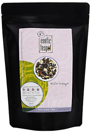 The Exotic Teapot – Wild Orange Oolong Tea, 100g Pouch, Citrus Blossom Peel Oolong Blend