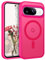 VENINGO Cover per Google Pixel 9/9 Pro Compatibile con Tecnologia MagSafe: Protezione Ottimale, Design Elegante, Compatibilità Perfetta, Colore Alla Moda, Rosa Brillante