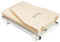 Tabla de planchar extensible, plegable, giratoria 180°, capacidad de carga de 45 kg, tabla de planchar extensible con funda resistente al calor, ahorra espacio en el armario, 80 x 29,5 x 12 cm, color