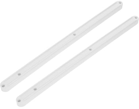 Veemoon 2pcs Plastic Drawer Slides Side Mounted Smooth Sliding Drawer Runners for Cabinets Wardrobe and Kitchen Furniture Easy Installation Heavy Load Capacity