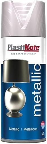 SuperGift.com 400ml, Metallic Spray Paint (1, Brushed Nickel)