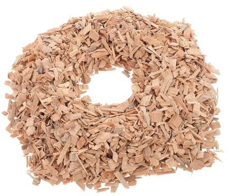 Abaodam Copeaux de Bois de Hickory pour Barbecue Professionnel, Facile à Utiliser, 1 Paquet, pour Fumage en Extérieur de Brisket et Steaks