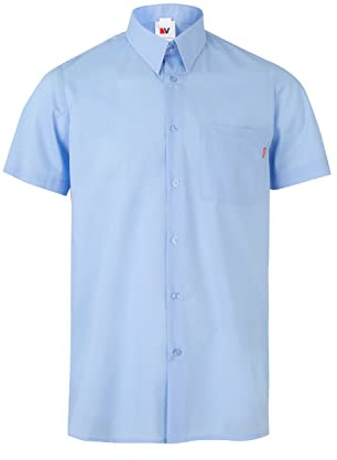 VELILLA 531; Camisa de Manga Corta; Color Celeste; Talla XL