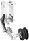 KIMISS Rodillo tensor de cadena para moto, ajustador universal de aleación de aluminio CNC, herramienta plateada, compatible para varias ma s