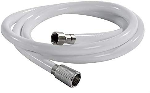 Duschschlauch aus PVC, weiß 4 m