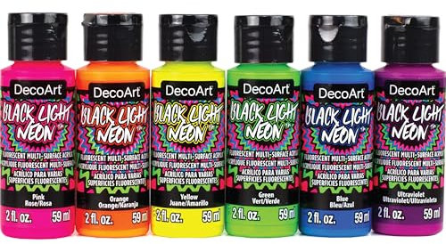 DecoArt Claro Neon PCK 6/PKG, 1 count (Pack of 1)