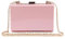 EVEOUT Clutch Acrílico Transparente para Mujer Moda Bolso de mano de Noche Bolso caja con cadena Transparente Bolsos bandolera para fiesta boda