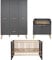 trendteam smart living - 3-teilige Babyzimmerkombination Babyzimmermöbel - Babyzimmer - Mats - Farbe Grau - 197660521