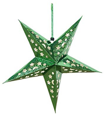 SOLUSTRE 8st Lampenzubehör Schirm Urlaub Fenster Sternlicht Stern Aus Papier Hohler Papierstern Hängende Sternlichter Aus Papier Festzelt Lichtstern Puzzle-lampenschirm Pentagramm Led 3d