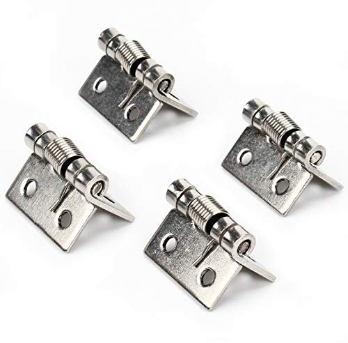 DMGARDEN 6 pcs Thickened Stainless Steel Door Hinge,Cabinet Hinge,Folding Butt Hinges,Vintage Hinges