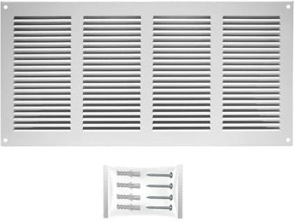 Ventilation Grille (White, 400 x 200 mm)