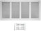 Ventilation Grille (White, 400 x 200 mm)