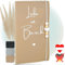 MAHEWA® Mutter-Kind-Pass-Hülle Österreich aus Filz-Stoff | Mutterpass-Organizer Mutterpass-Tasche Schutzhülle (Mutterkindpass Liebe im Bauch, Beige)