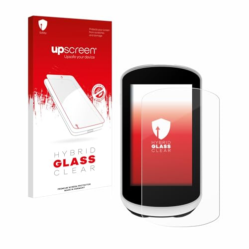 upscreen Schutzglas für Garmin Edge Explore 2 | Transparenter Displayschutz Made in Germany Klare 9H Schutzfolie Glas-Folie Montage-Set Anti-Fingerprint