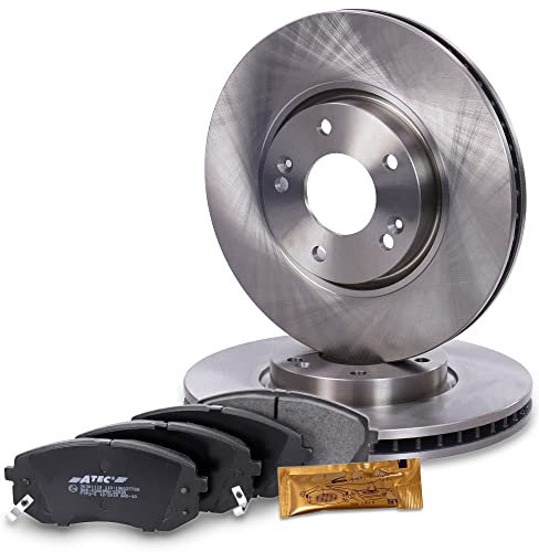ATEC Germany Bremsenset Vorderachse inkl. Bremsscheiben Ø 300 mm Belüftet + Bremsbeläge Vorne Kompatibel mit HYUNDAI ix35 (LM, EL, ELH), KIA SPORTAGE III (SL)